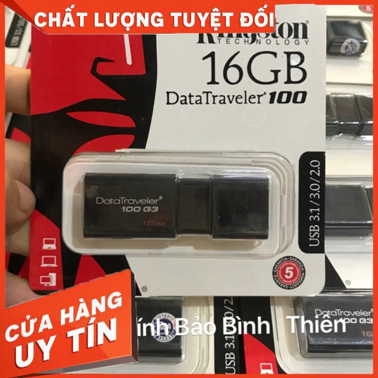 USB kingston 16Gb 3.0 2.0 hàng chính hãng