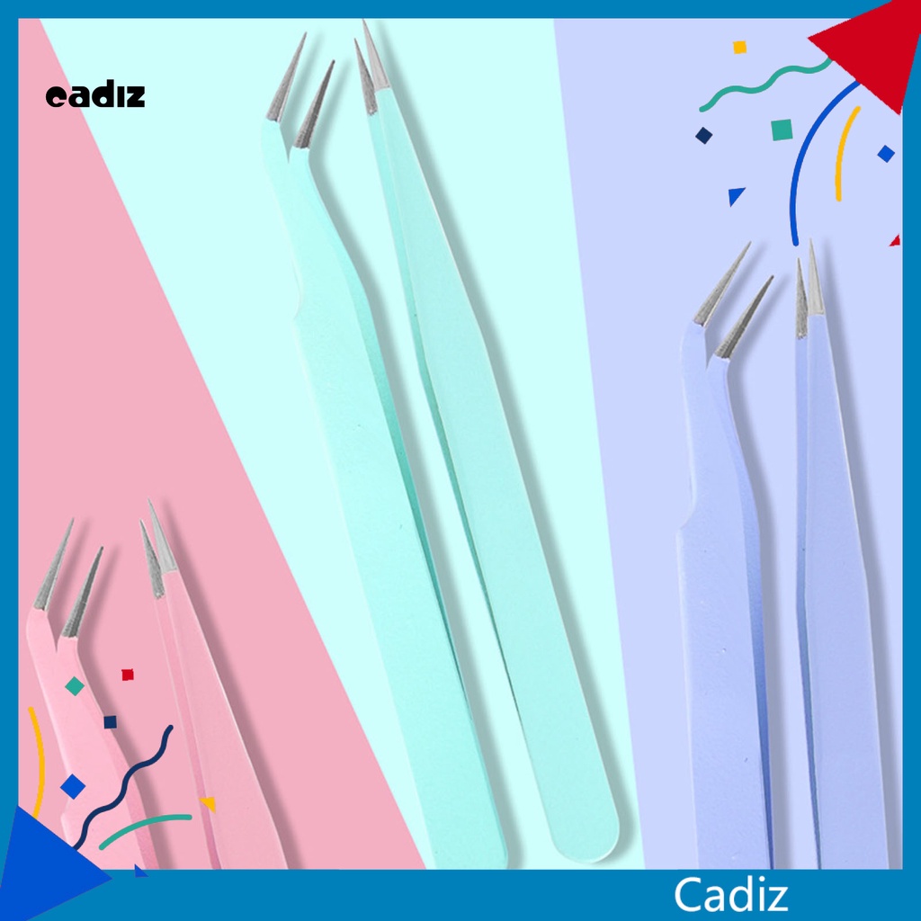 [Hàng mới về] Nhíp thẳng dùng để đính đá trang trí móng tay độ đàn hồi cao không biến dạng tiện dụng