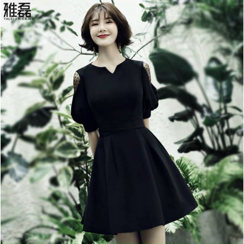 Đầm dự tiệc phối tay lưới bigsize 65_95 kì | BigBuy360 - bigbuy360.vn