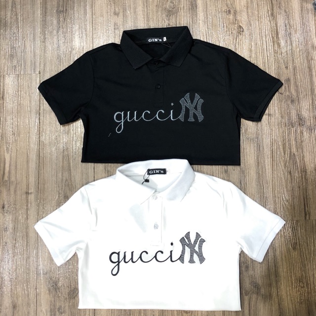 Áo thun cổ trụ thêu logo cao cấp(chất liệu cotton 100%)