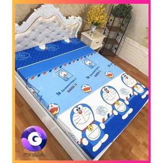 Combo 4 Món Ga Và Vỏ Gối Doremon Thư Cotton Poly (1 Ga + 1 Vỏ Gối Ôm Và 2 Vỏ Gối Nằm)