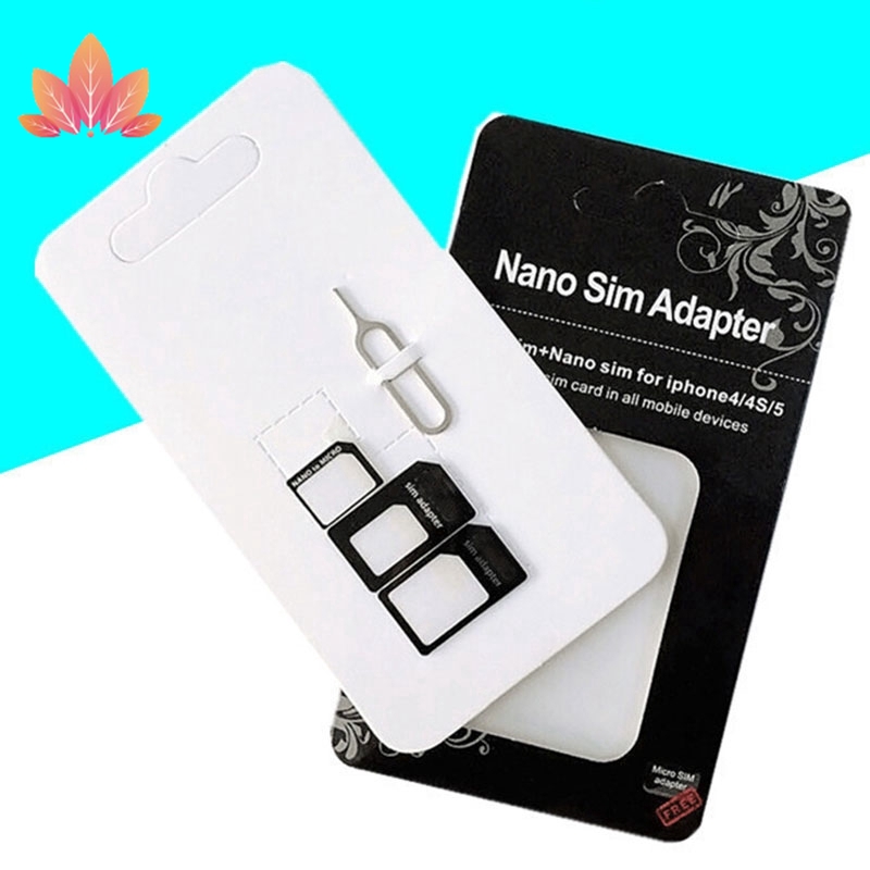 Bộ 3 Đầu Chuyển Đổi Sim Microsim Cho Iphone Android Jp5