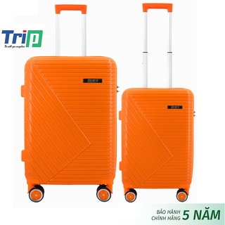 Bộ 2 vali nhựa chống bể cao cấp TRIP PP108 gồm size 20inch và 24inch