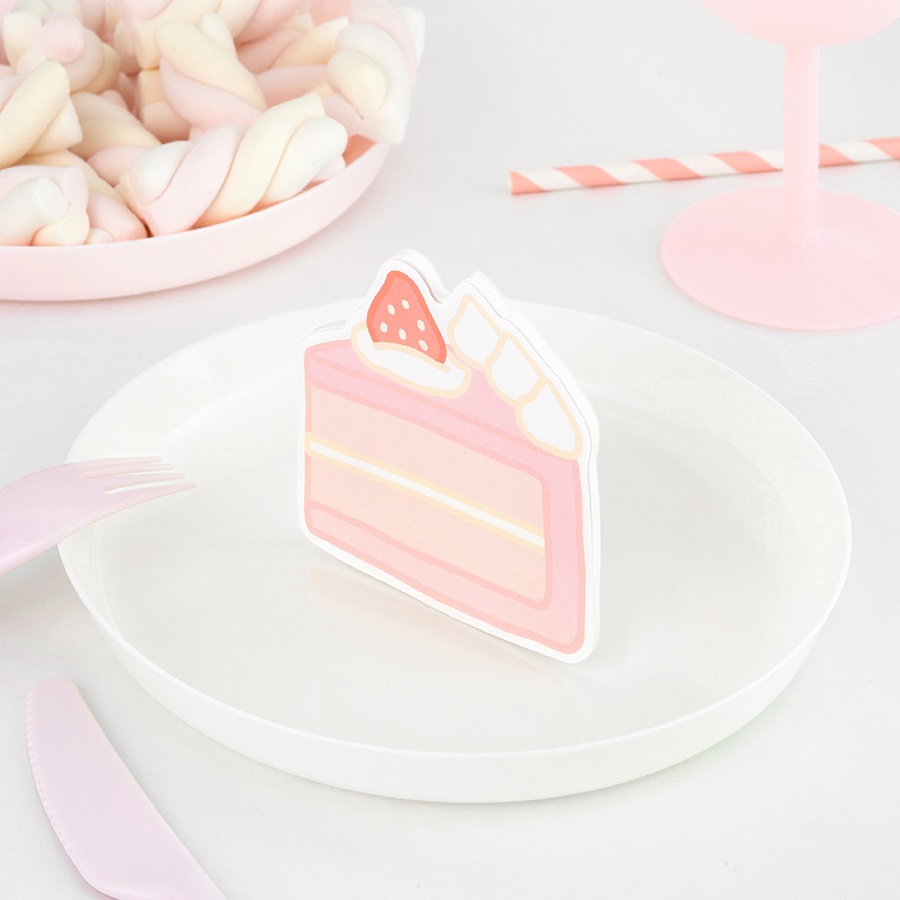 Giấy Dán Ghi Chú ARTBOX Hàn Quốc Hình Bánh Kem Dâu Cute