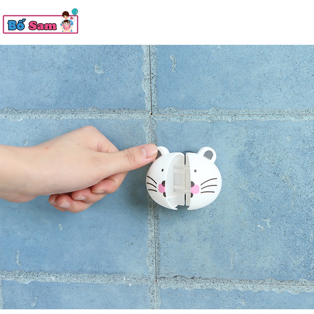 Giá để bàn chải đánh răng treo tường hình thú đa năng Shop Bố Sam