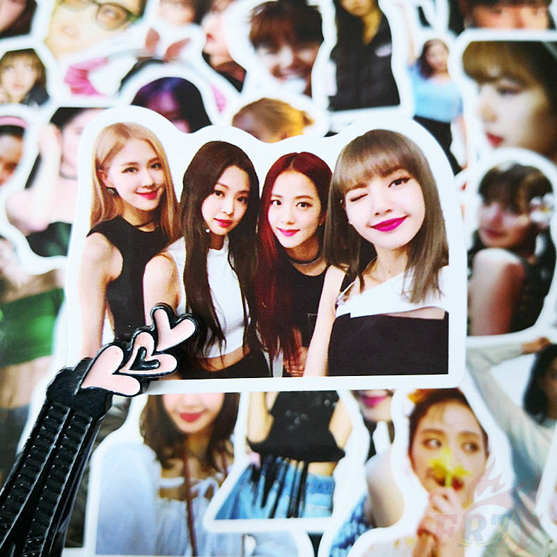 Bộ 30 Sticker Nhóm Nhạc Blackpink Dán Trang Trí Sổ Lưu Niệm