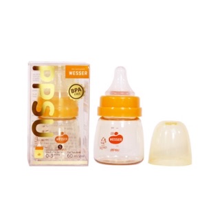 Bình sữa PPSU Wesser cổ hẹp _60ml/140ml/250ml