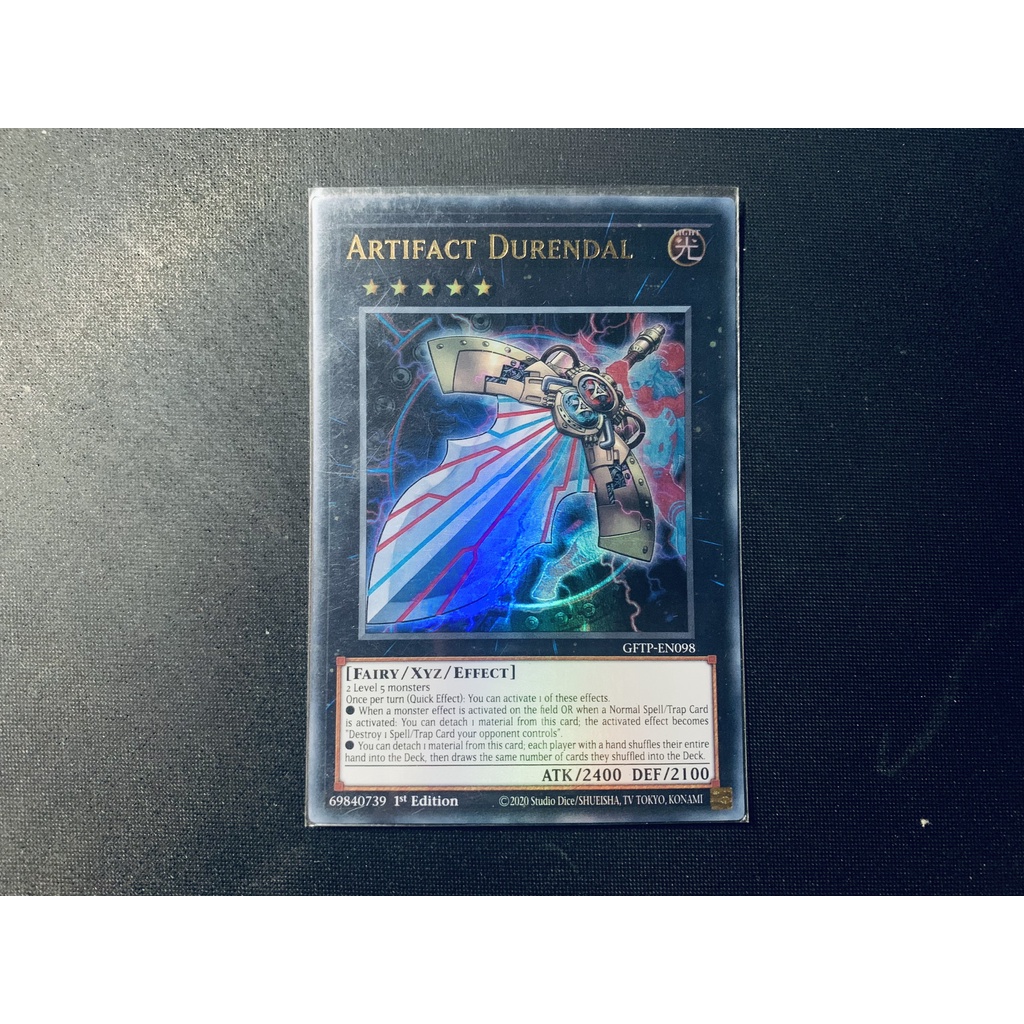 Thẻ Bài Yugioh Chính Hãng Artifact Durendal - GFTP-EN098