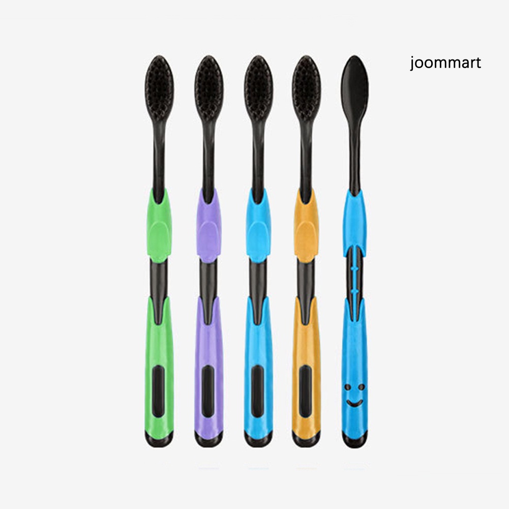 Bàn chải đánh răng than tre lông mềm chăm sóc răng miệng thoải mái tiện dụng cho người trưởng thành