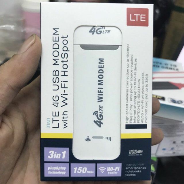 Usb 4G LTE phát sóng cực mạnh 150Mbps