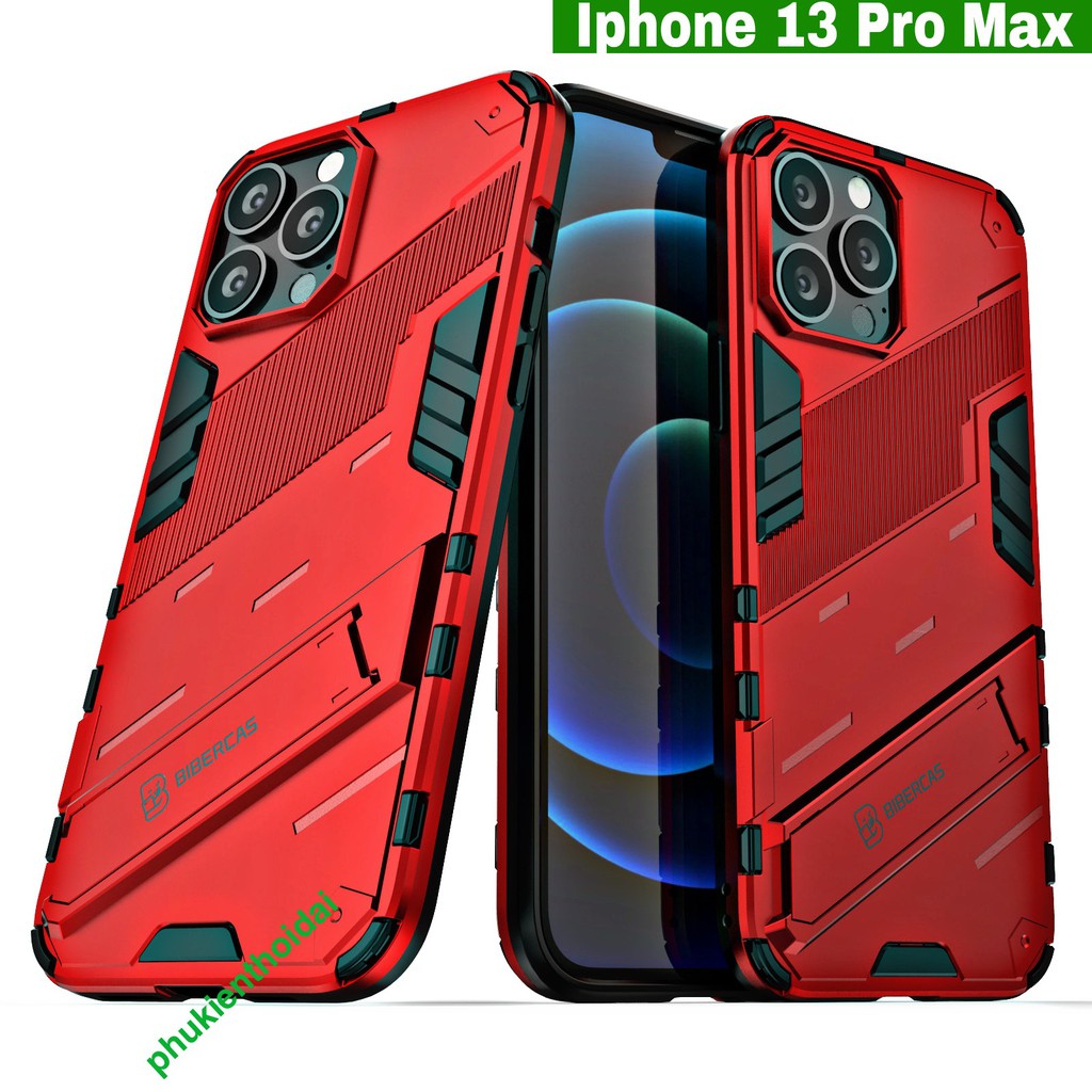 Ốp lưng Iphone 13 Pro Max / 13 Pro / 12 / 12 Pro Max Iron Man Ver 2 chống sốc giá đỡ xem phim thời trang cao cấp