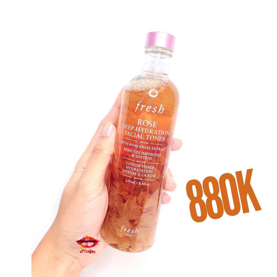 Nước Cân Bằng Da Fresh Rose Deep Hydration Facial Toner