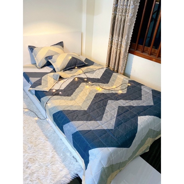 Chăn hè3 lớp cotton đũi poly mềm mịn mát 1m9x2m1 hoạ tiết sang trọng dùng cho mùa hè rất mát cotton thoáng khí mát lạnh