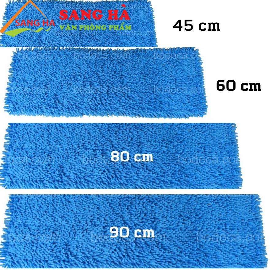Miếng lau nhà công nghiệp màu xanh SAN HÔ 45cm/60cm/80cm - Miếng lau nhà cao cấp