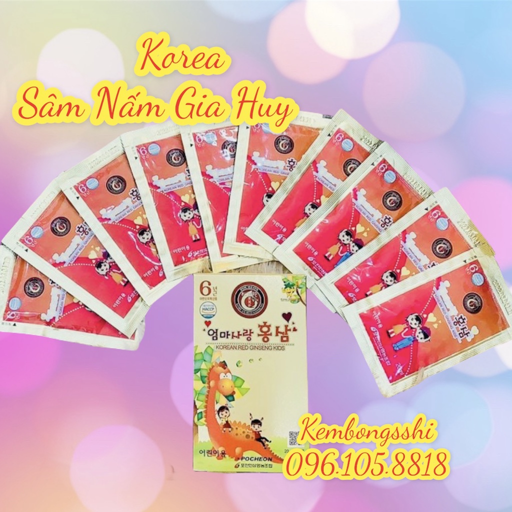 Hồng Sâm BaBy Khủng Long Dành Cho Bé Biếng Ăn
