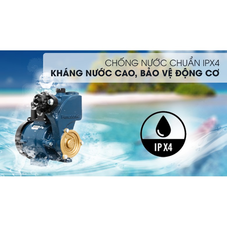 [Hàng chính hãng] Máy Bơm Nước Đẩy Cao 125W PANASONIC GP-129JXK-SV5 - Động cơ lõi đồng 100%