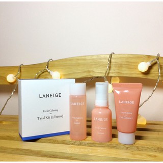 Set dưỡng da Laneige Fresh Calming Trial Kit