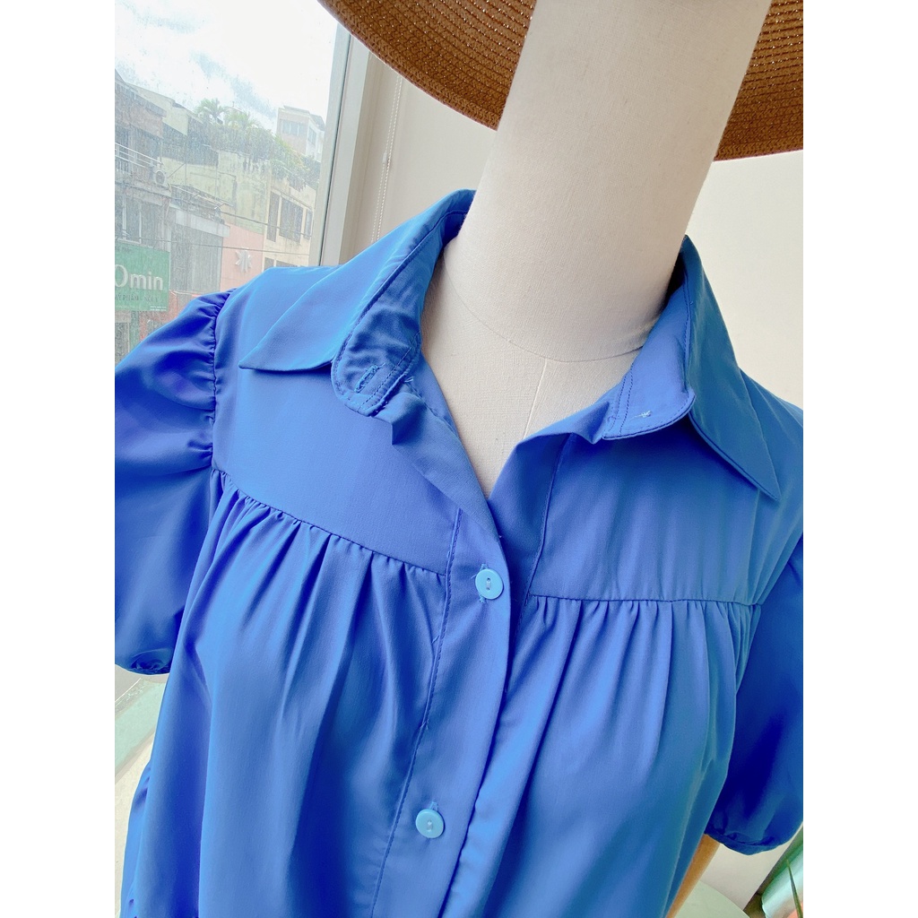 Đầm babydoll dài nhiều tầng bồng bềnh MIEU - JS12