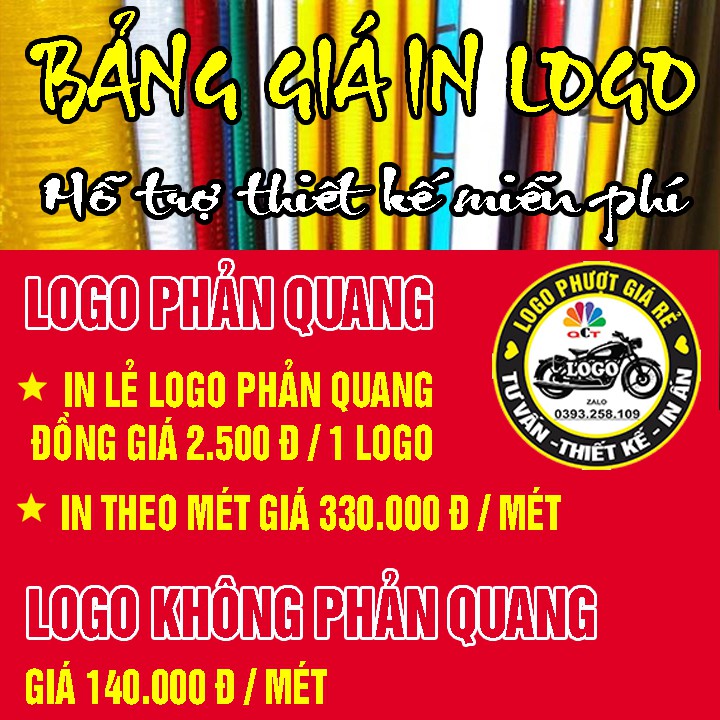 COMBO 21 LOGO PHƯỢT PHẢN QUANG