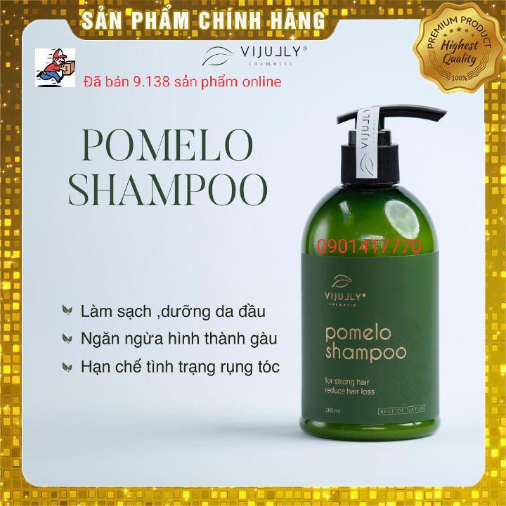 [GIẢM RỤNG RÕ RỆT] Dầu Gội Bưởi Cao Cấp ViJully - Kích Thích Mọc Tóc_Trị Rụng Tóc_Làm Dài Tóc_Phục Hồi Tóc Hư Tổn | BigBuy360 - bigbuy360.vn