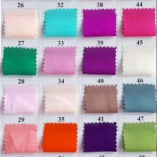 Vải lụa may áo dài.