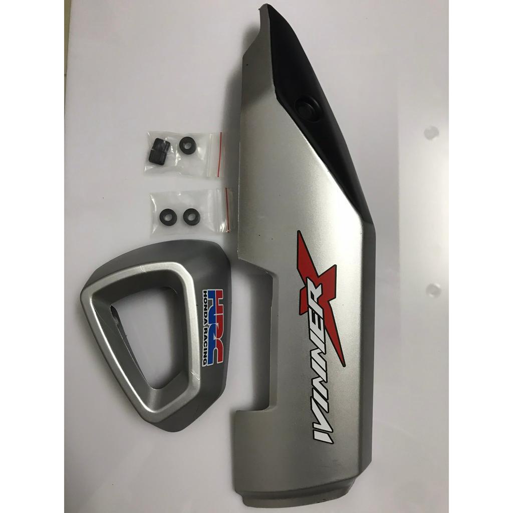 Bộ ốp pô chụp đít pô honda winner X 2019-2022 ( combo 2 món ) loại đẹp