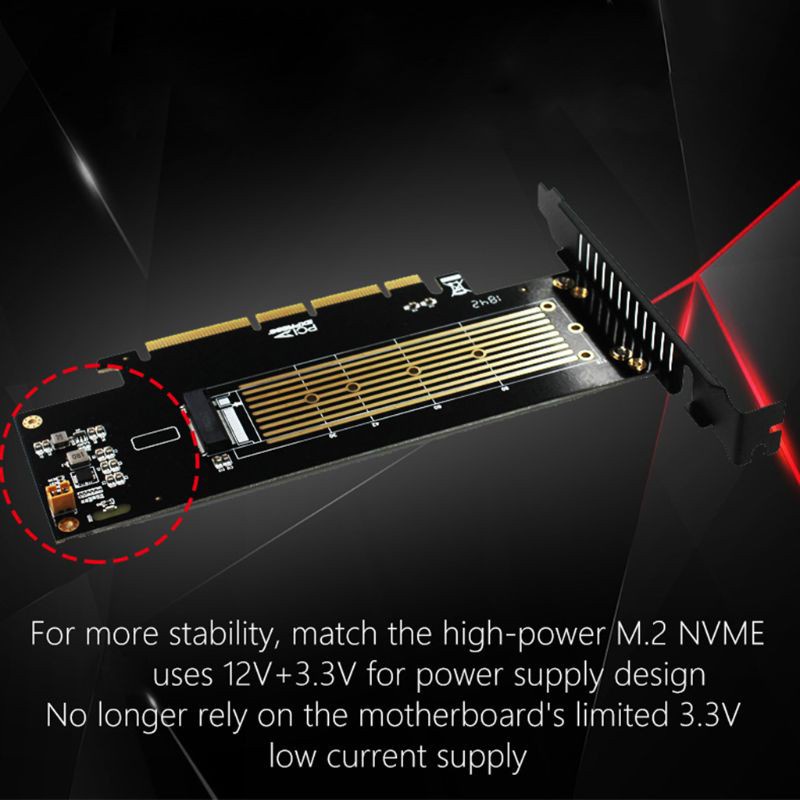 Thẻ Chuyển Đổi M.2 Nvme Sang Pcie3.0 Gen3 M.3 Cho 2230-22110 Size Nvme Gen3 M.3 | BigBuy360 - bigbuy360.vn