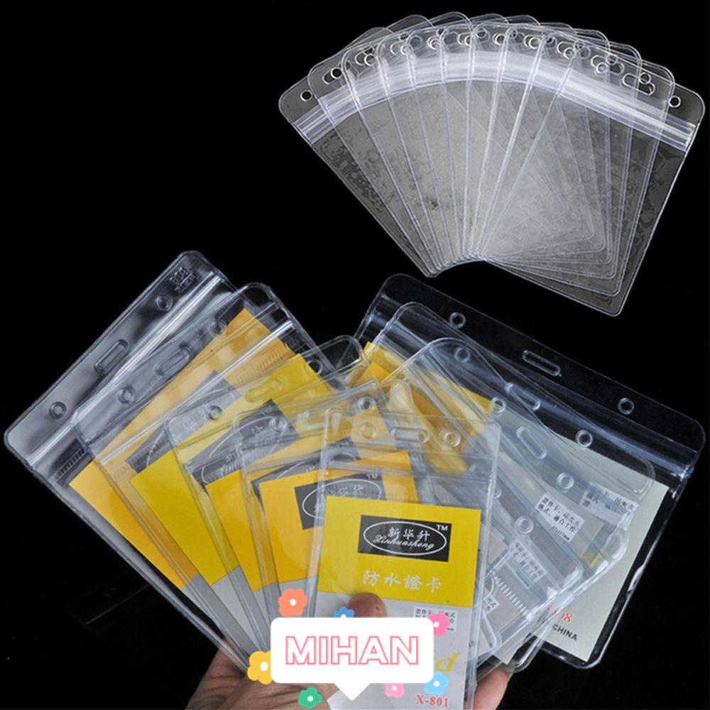 Set 10 Giá Đỡ Thẻ Nhân Viên Trong Suốt MIHAN1
