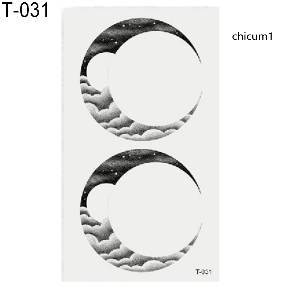 Hình xăm dán tạm thời họa tiết hoa và con vật chống thấm nước