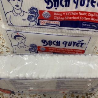 Bông gòn Bạch Tuyết Zigzag 100g