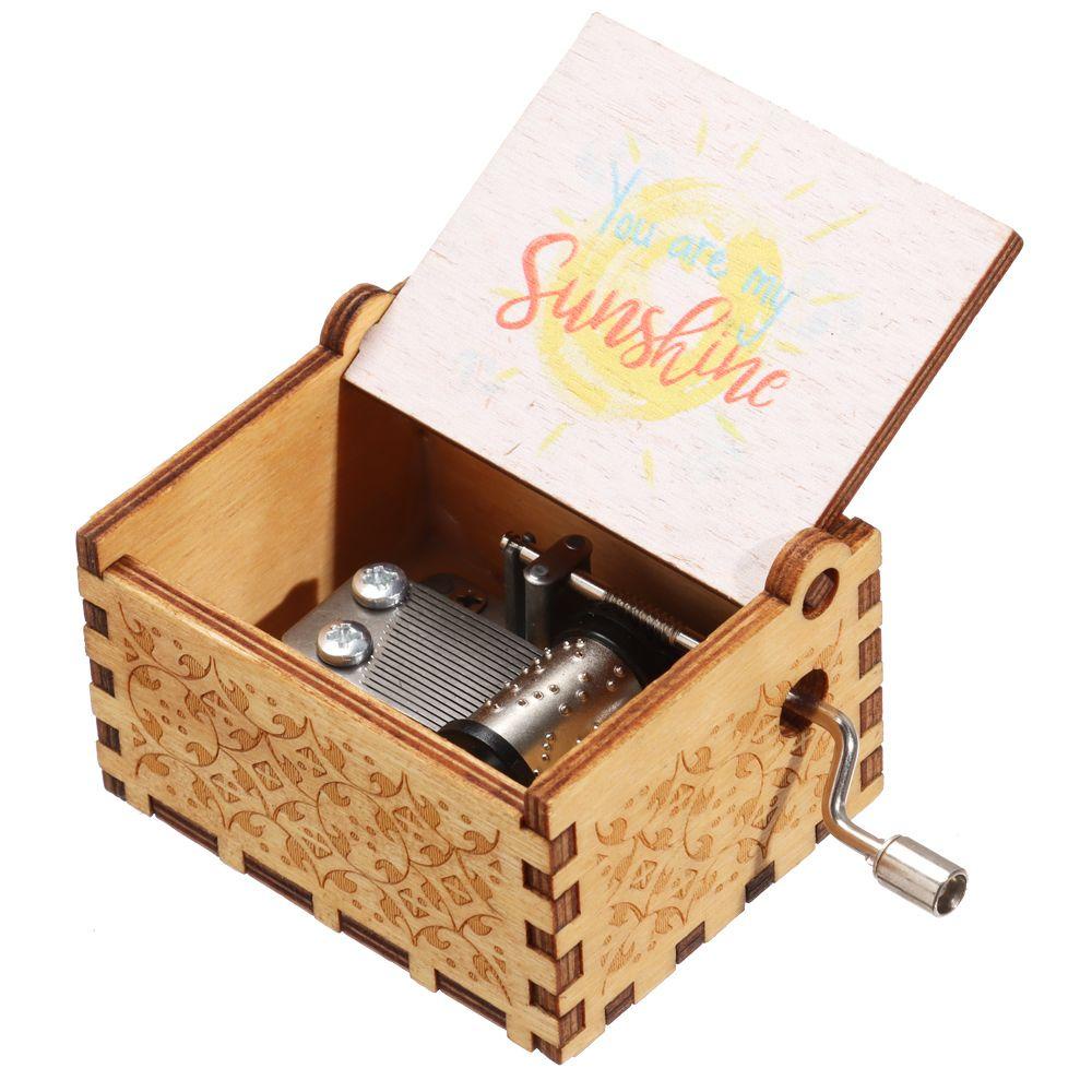 SUYO Hộp Nhạc Gỗ You are My Sunshine