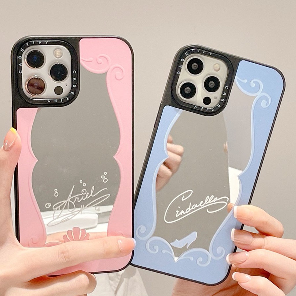 Ốp Điện Thoại TPU Mặt Gương Chống Trầy Chống Rơi Chống Bụi Cho IPhone 14PM 11 13 12 Pro Max XR X / XS XSMAX 7 8 Plus