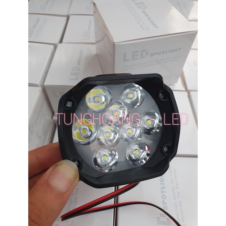 Đèn trợ sáng xe máy điện, xe máy L5 - 9 led - 15w