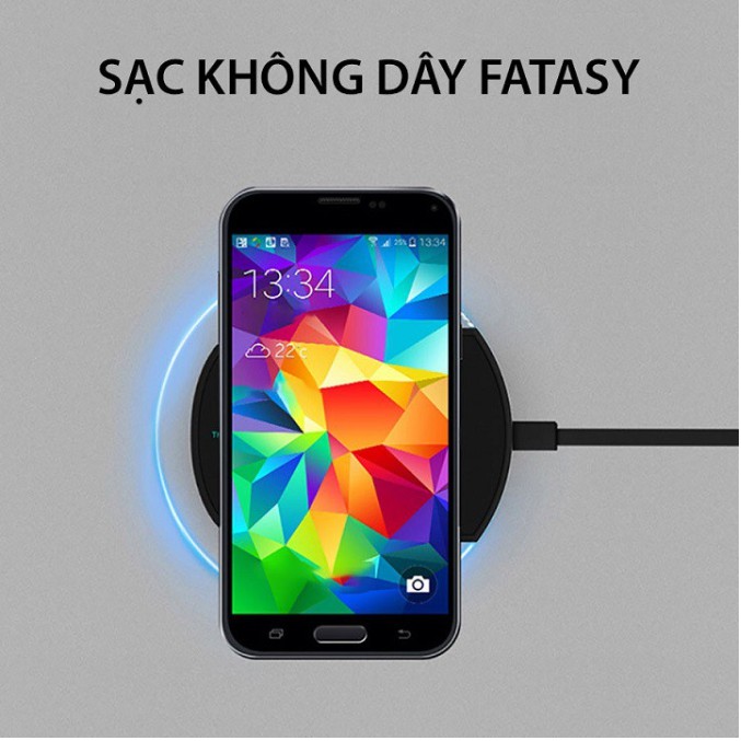 Đĩa Sạc Nhanh Không Dây Fantasy - Chính Hãng - Chuẩn Qi ( thiết bị sạc không dây )