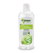 Nước Rửa Bát Organic cho mẹ và bé cùng gia đình Green Bee Lô hội hữu cơ 400ml