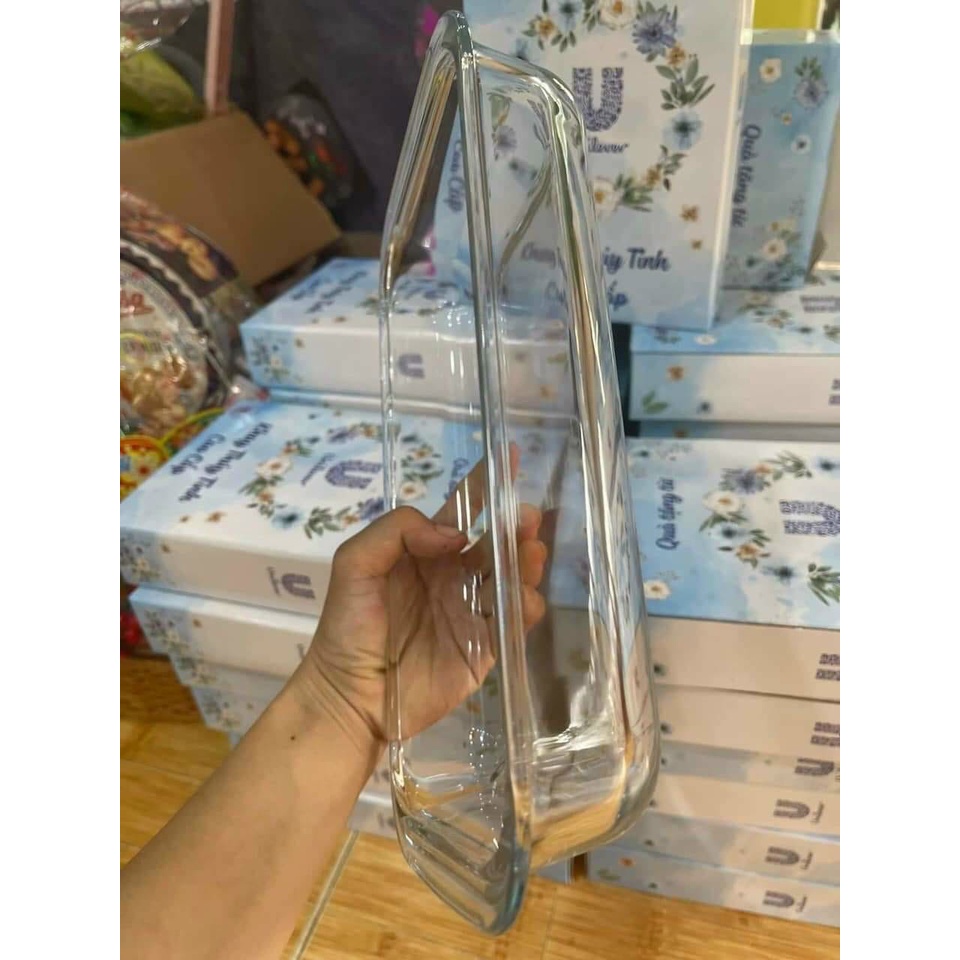 Khay nướng thủy tinh chịu nhiệt. Dung tích 1000ml