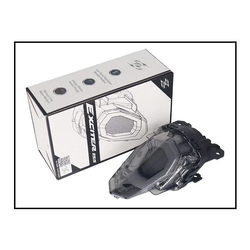 Đèn hậu audi Ex155 tích hợp xinhan - stop exciter 155 Y16zr y16 mx king sniperr 160 - của shark power do Seido phân phối