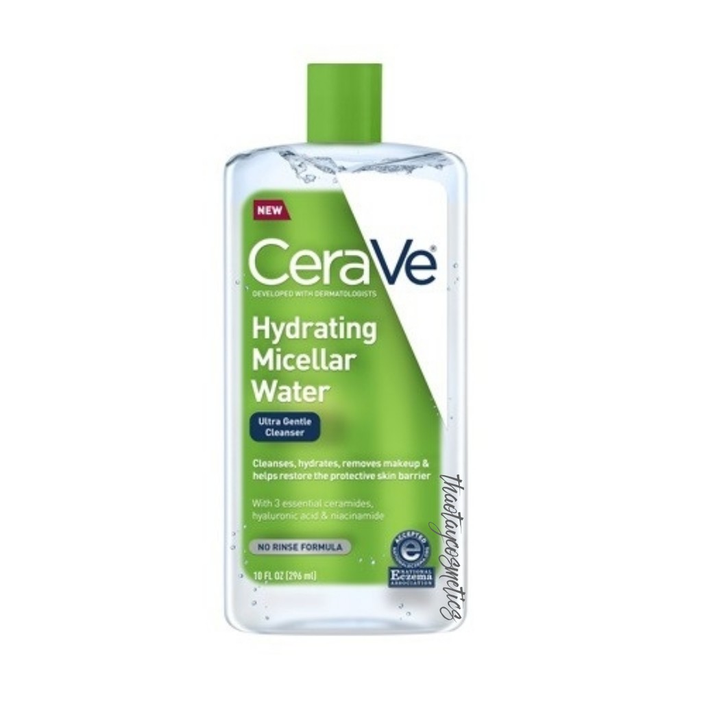 [Hàng Mỹ] Nước tẩy trang CeraVe Hydrating Micellar Water (296ml)