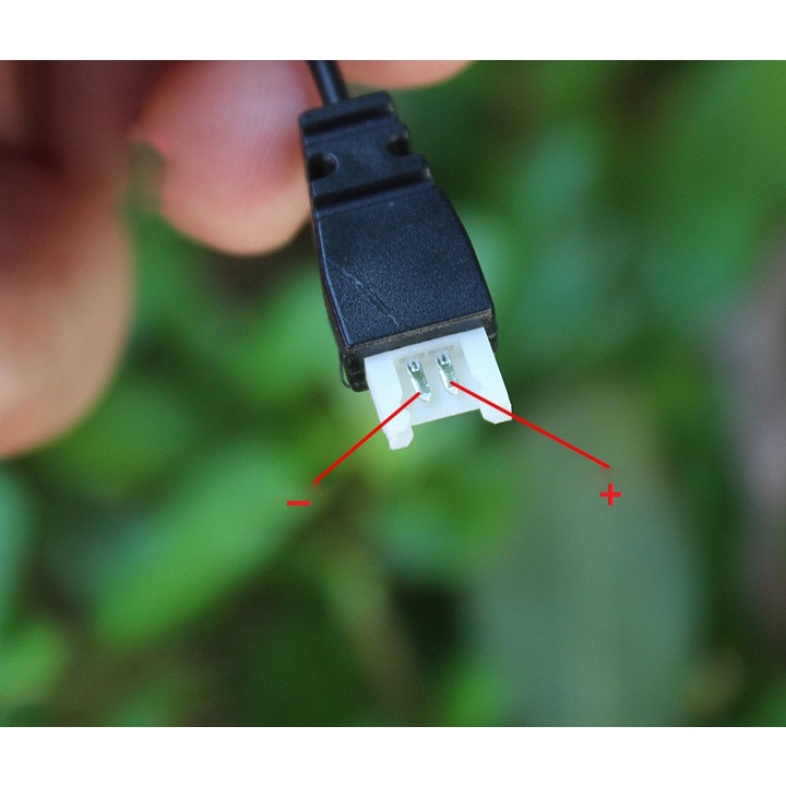 Dây cáp sạc pin Lipo 3.7V qua cổng USB, đầu cắm pin jack MX2.0  PH2.0  JST  PH1.25  SM-2P