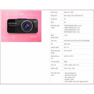 Camera hành trình Vietmap C5