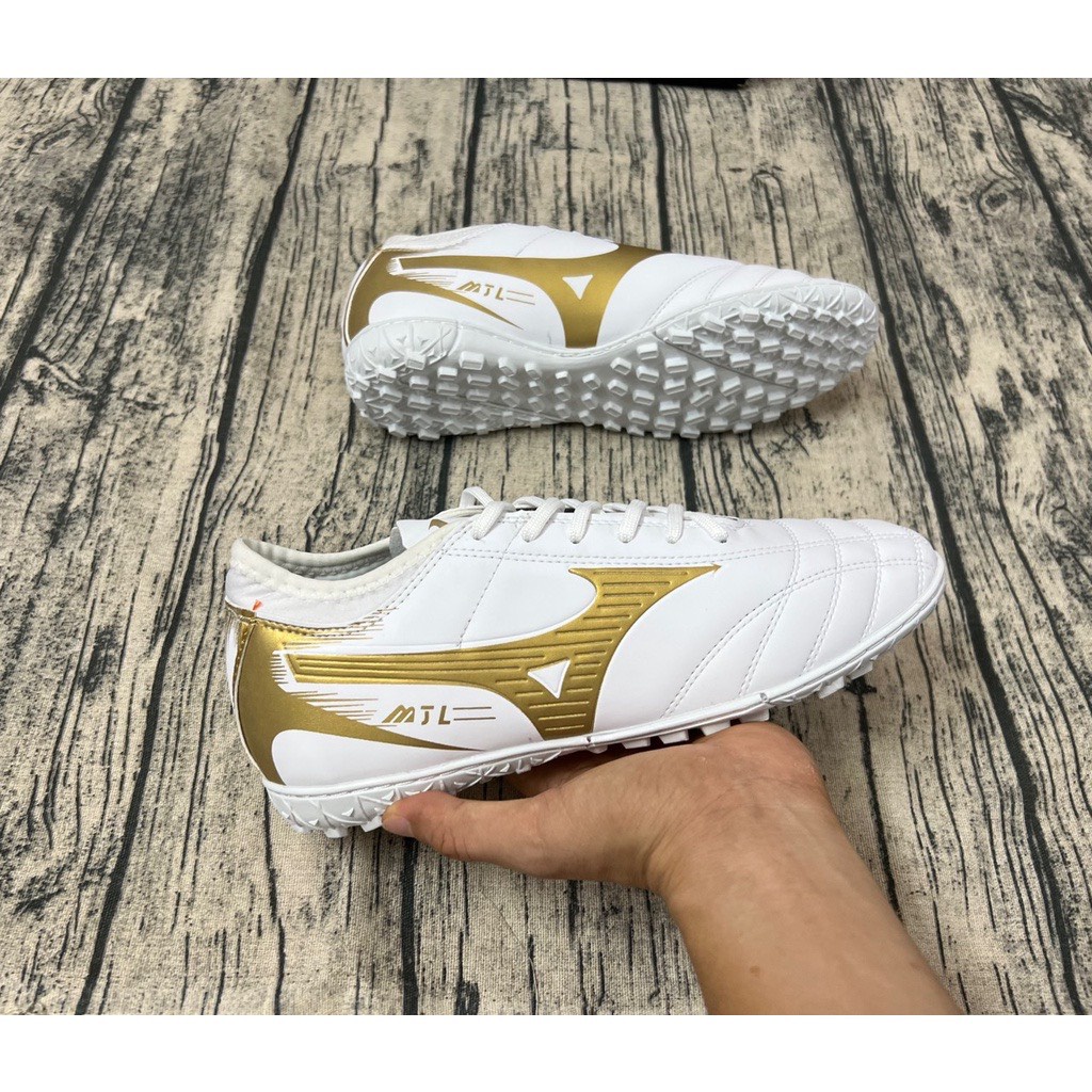 Giày Đá Bóng Cổ Cao Mizuno Nhẹ Mềm_sân Cỏ Nhân Tạo_may Đế_2evshop