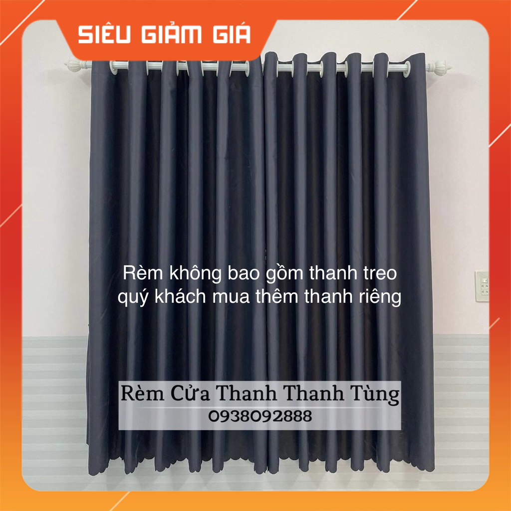 RÈM CỬA SỔ gấm chống nắng 98%, cản sáng cao cấp, may theo yêu cầu