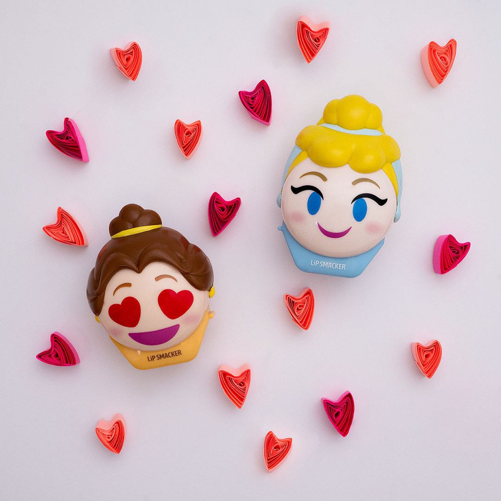 [Có sẵn] Son Disney Người đẹp và quái vật Belle -  Lip Smacker Disney Emoji Lip Balm (Chính hãng Mỹ)