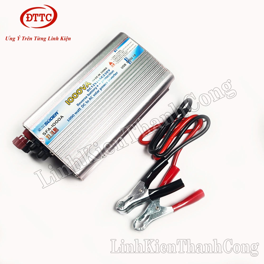 Bộ Kích Điện Inverter SUOER 12V 1000W SFA-1000A (Chính Hãng)