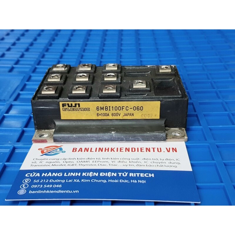 6MBI100FC-060 Module IGBT Fuji 100A 600V (Tháo máy)