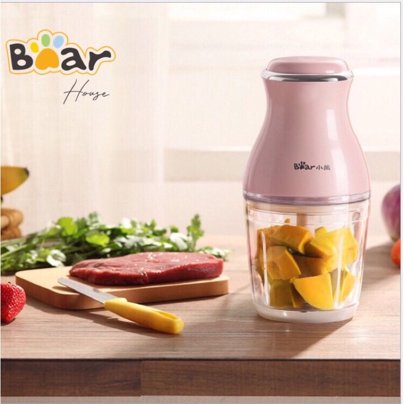 MÁY XAY ĐỒ ĂN DẶM CHO BÉ BEAR 0.6L THÂN THUỶ TINH