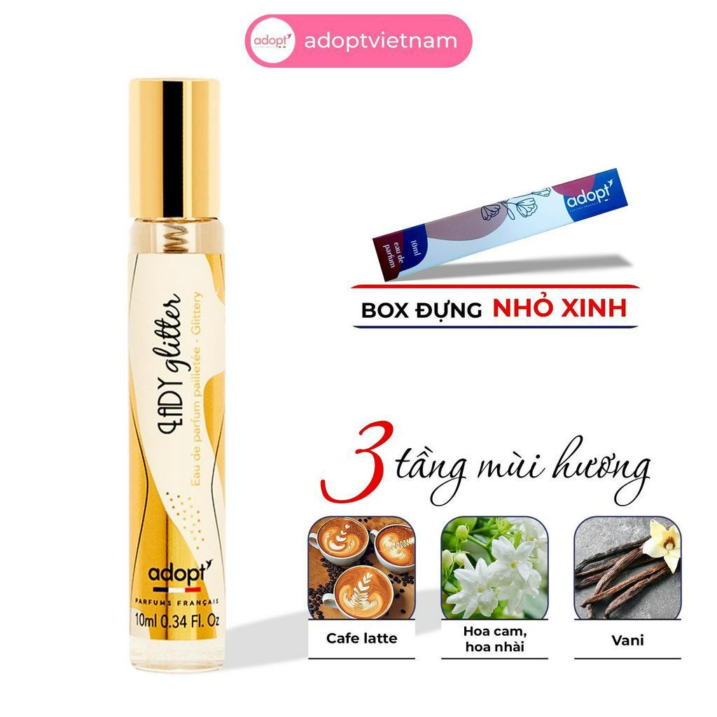 Nước hoa nữ Adopt Lady Gliter tinh dầu thơm chính hãng Pháp lưu hương đến 8 tiếng quý phái tự tin mọi thời điểm