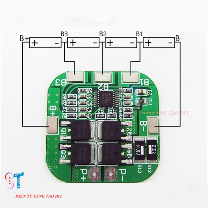 MẠCH SẠC VÀ BẢO VỆ PIN 14.8V-16.8V 4S 20A