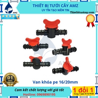 Van khóa ldpe 16 - 20mm - phụ kiện ldpe hệ thống tưới - van khóa nước dùng cho ống pe 16/20mm