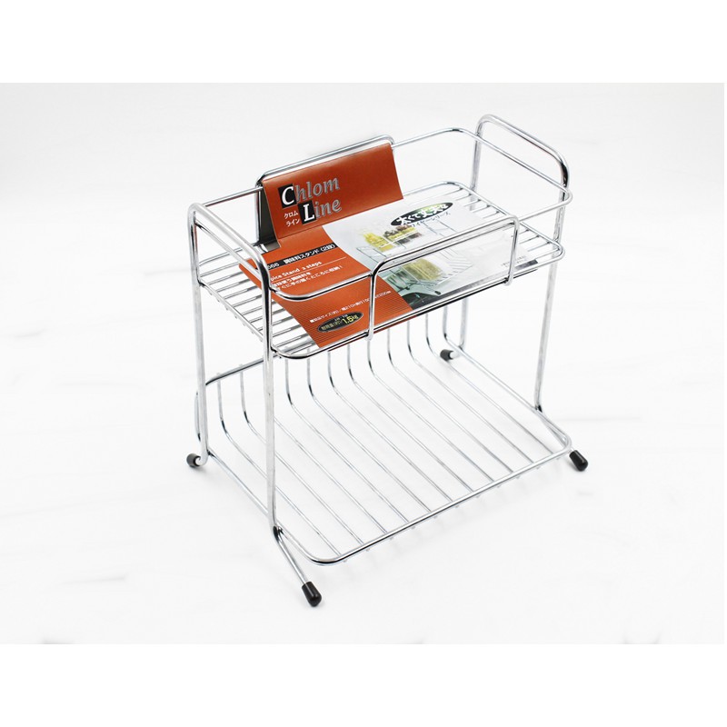 Kệ để gia vị, đồ dùng nhà bếp 2 tầng bằng inox Elmich